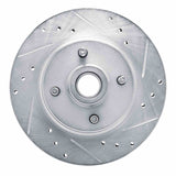 R1 Concepts 1976-1980 Buick Skyhawk Front Right Drilled & Slotted Silver Brake Rotor by R1 Concepts 631-52001R