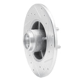 R1 Concepts 1984-1987 Pontiac Fiero Front Left Drilled & Slotted Silver Brake Rotor by R1 Concepts 631-52002L