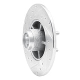 R1 Concepts 1984-1987 Pontiac Fiero Front Right Drilled & Slotted Silver Brake Rotor by R1 Concepts 631-52002R