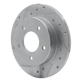 R1 Concepts 1984-1988 Pontiac 6000 Rear Left Drilled & Slotted Silver Brake Rotor by R1 Concepts 631-52005L
