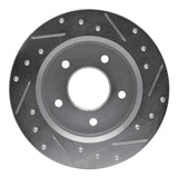 R1 Concepts 1984-1988 Pontiac 6000 Rear Left Drilled & Slotted Silver Brake Rotor by R1 Concepts 631-52005L