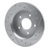 R1 Concepts 1984-1988 Pontiac 6000 Rear Left Drilled & Slotted Silver Brake Rotor by R1 Concepts 631-52005L