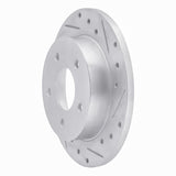 R1 Concepts 1984-1988 Pontiac 6000 Rear Right Drilled & Slotted Silver Brake Rotor by R1 Concepts 631-52005R
