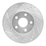 R1 Concepts 1990-2005 Buick Skylark Front Left Drilled & Slotted Silver Brake Rotor by R1 Concepts 631-52007L