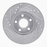 R1 Concepts 1990-2005 Buick Skylark Front Right Drilled & Slotted Silver Brake Rotor by R1 Concepts 631-52007R