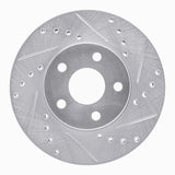 R1 Concepts 1990-2005 Buick Skylark Front Right Drilled & Slotted Silver Brake Rotor by R1 Concepts 631-52007R