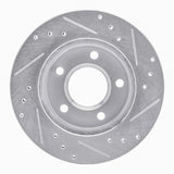 R1 Concepts 1990-1990 Pontiac 6000 Rear Left Drilled & Slotted Silver Brake Rotor by R1 Concepts 631-52008L