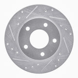 R1 Concepts 1990-1990 Pontiac 6000 Rear Left Drilled & Slotted Silver Brake Rotor by R1 Concepts 631-52008L