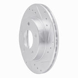 R1 Concepts 1990-1990 Pontiac 6000 Rear Right Drilled & Slotted Silver Brake Rotor by R1 Concepts 631-52008R