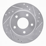 R1 Concepts 1990-1990 Pontiac 6000 Rear Right Drilled & Slotted Silver Brake Rotor by R1 Concepts 631-52008R