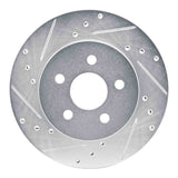 R1 Concepts 1988-1988 Pontiac Fiero Front Left/Rear Left Drilled & Slotted Silver Brake Rotor by R1 Concepts 631-52009L