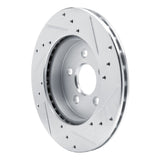 R1 Concepts 1988-1988 Pontiac Fiero Front Left/Rear Left Drilled & Slotted Silver Brake Rotor by R1 Concepts 631-52009L