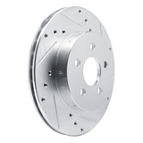 R1 Concepts 1988-1988 Pontiac Fiero Rear Right/Front Right Drilled & Slotted Silver Brake Rotor by R1 Concepts 631-52009R