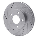 R1 Concepts 1997-2005 Buick LeSabre Front Left Drilled & Slotted Silver Brake Rotor by R1 Concepts 631-52011L