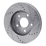 R1 Concepts 1997-2005 Buick LeSabre Front Left Drilled & Slotted Silver Brake Rotor by R1 Concepts 631-52011L