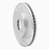 R1 Concepts 1997-2005 Buick LeSabre Front Right Drilled & Slotted Silver Brake Rotor by R1 Concepts 631-52011R