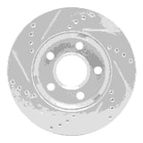 R1 Concepts 1997-2005 Buick LeSabre Front Right Drilled & Slotted Silver Brake Rotor by R1 Concepts 631-52011R