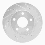 R1 Concepts 1997-2005 Buick LeSabre Front Right Drilled & Slotted Silver Brake Rotor by R1 Concepts 631-52011R