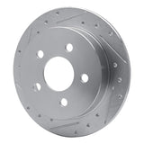 R1 Concepts 1997-2005 Buick Regal Rear Left Drilled & Slotted Silver Brake Rotor by R1 Concepts 631-52012L