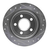 R1 Concepts 1997-2005 Buick Regal Rear Left Drilled & Slotted Silver Brake Rotor by R1 Concepts 631-52012L