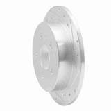 R1 Concepts 1997-2005 Buick Regal Rear Right Drilled & Slotted Silver Brake Rotor by R1 Concepts 631-52012R