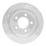 R1 Concepts 1997-2005 Buick Regal Rear Right Drilled & Slotted Silver Brake Rotor by R1 Concepts 631-52012R