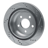 R1 Concepts 1998-2002 Chevrolet Camaro Rear Left Drilled & Slotted Silver Brake Rotor by R1 Concepts 631-52013L