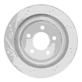 R1 Concepts 1998-2002 Chevrolet Camaro Rear Right Drilled & Slotted Silver Brake Rotor by R1 Concepts 631-52013R