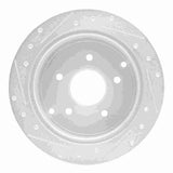 Dynamic Friction 2004-2004 Pontiac GTO Rear Right Drilled & Slotted Silver Brake Rotor by Dynamic Friction Company 631-52014R