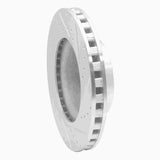 Dynamic Friction 2005-2006 Pontiac GTO Front Left Drilled & Slotted Silver Brake Rotor by Dynamic Friction Company 631-52016L