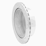 Dynamic Friction 2005-2006 Pontiac GTO Rear Left Drilled & Slotted Silver Brake Rotor by Dynamic Friction Company 631-52017L