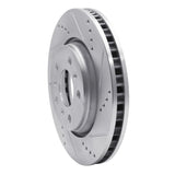Dynamic Friction 2004-2009 Buick Terraza Front Right Drilled & Slotted Silver Brake Rotor by Dynamic Friction Company 631-52024R