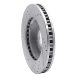 Dynamic Friction 2004-2009 Buick Terraza Front Right Drilled & Slotted Silver Brake Rotor by Dynamic Friction Company 631-52024R
