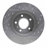 Dynamic Friction 2005-2005 Buick Terraza Rear Left Drilled & Slotted Silver Brake Rotor by Dynamic Friction Company 631-52025L