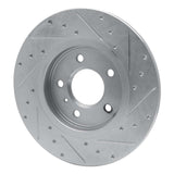 Dynamic Friction 2005-2005 Buick Terraza Rear Left Drilled & Slotted Silver Brake Rotor by Dynamic Friction Company 631-52025L