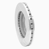 Dynamic Friction 2006-2009 Buick Terraza Front Left Drilled & Slotted Silver Brake Rotor by Dynamic Friction Company 631-52027L