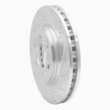 Dynamic Friction 2006-2009 Buick Terraza Front Right Drilled & Slotted Silver Brake Rotor by Dynamic Friction Company 631-52027R