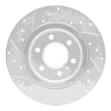 Dynamic Friction 2006-2009 Buick Terraza Rear Right Drilled & Slotted Silver Brake Rotor by Dynamic Friction Company 631-52028R