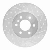 Dynamic Friction 2006-2009 Buick Terraza Rear Right Drilled & Slotted Silver Brake Rotor by Dynamic Friction Company 631-52028R
