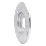 Dynamic Friction 2006 Buick Terraza Rear Right Drilled & Slotted Silver Brake Rotor by Dynamic Friction Company 631-52029R