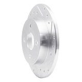 R1 Concepts 1991-1998 Saturn SC Rear Right Drilled & Slotted Silver Brake Rotor by R1 Concepts 631-53000R