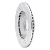 R1 Concepts 1991-2002 Saturn SL Front Left Drilled & Slotted Silver Brake Rotor by R1 Concepts 631-53001L