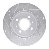 R1 Concepts 1991-2002 Saturn SL2 Front Right Drilled & Slotted Silver Brake Rotor by R1 Concepts 631-53001R