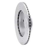 R1 Concepts 1991-2002 Saturn SL2 Front Right Drilled & Slotted Silver Brake Rotor by R1 Concepts 631-53001R