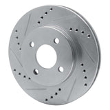 Dynamic Friction 2003-2010 Chevrolet Cobalt Front Left Drilled & Slotted Silver Brake Rotor by Dynamic Friction Company 631-53002L