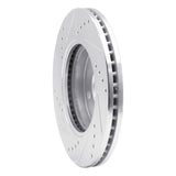 Dynamic Friction 2003-2010 Chevrolet Cobalt Front Right Drilled & Slotted Silver Brake Rotor by Dynamic Friction Company 631-53002R