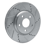Dynamic Friction 2004-2012 Chevrolet Cobalt Front Right Drilled & Slotted Silver Brake Rotor by Dynamic Friction Company 631-53003R