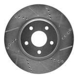 Dynamic Friction 2004-2012 Chevrolet Cobalt Front Right Drilled & Slotted Silver Brake Rotor by Dynamic Friction Company 631-53003R