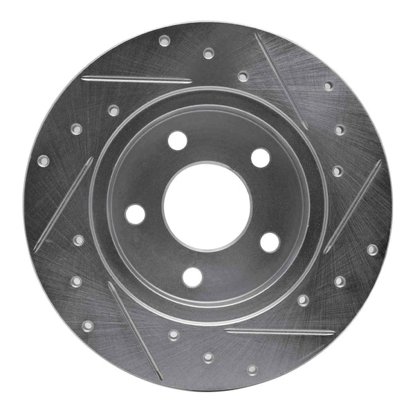 Dynamic Friction 2004-2012 Chevrolet HHR Rear Left Drilled & Slotted ...