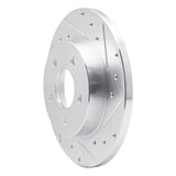 Dynamic Friction 2004-2012 Chevrolet HHR Rear Right Drilled & Slotted Silver Brake Rotor by Dynamic Friction Company 631-53004R